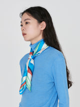 ＜シルクスカーフ65＞レイライト