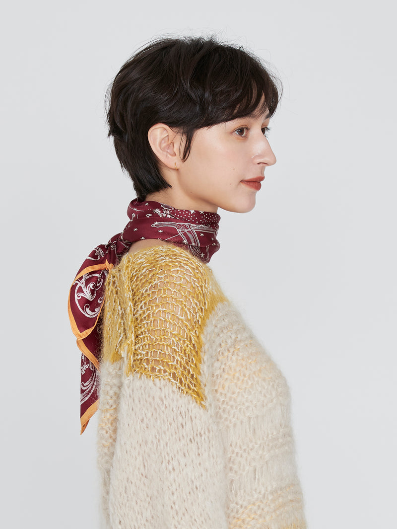 ＜シルクスカーフ88＞天界図