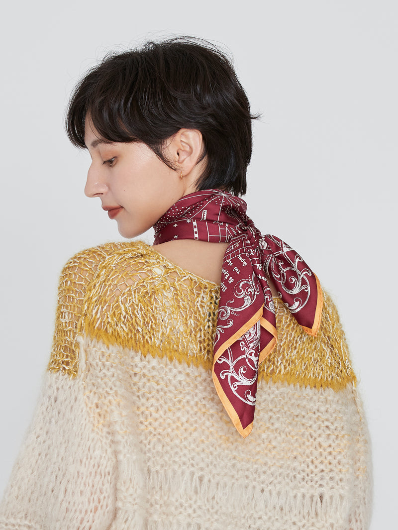 ＜シルクスカーフ88＞天界図