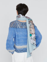 ＜シルクWマフラー＞モノポリ