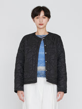 <Quilted crew neck jacket> Reversible Mountain
