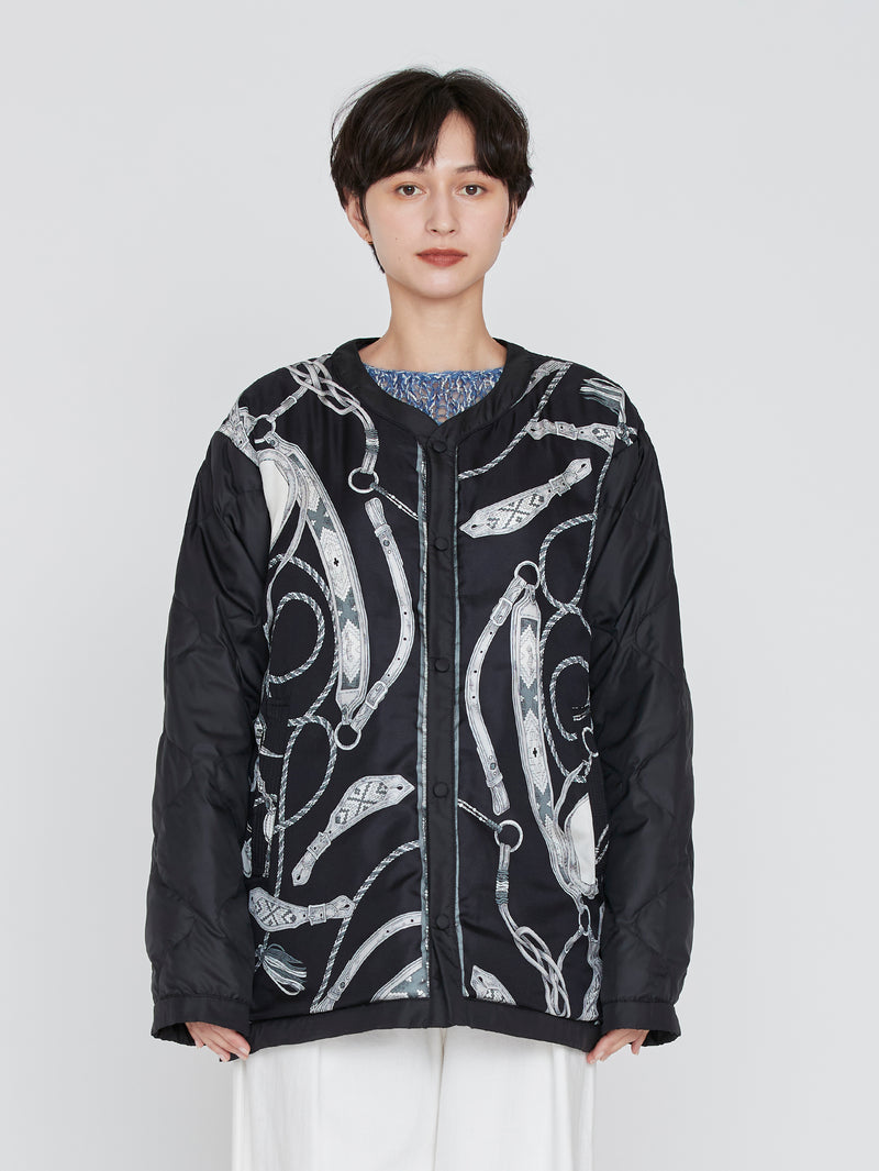 ＜ミリタリージャケットUNISEX＞リバーシブル　ネイティブビット