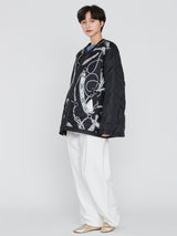 ＜ミリタリージャケットUNISEX＞リバーシブル　ネイティブビット