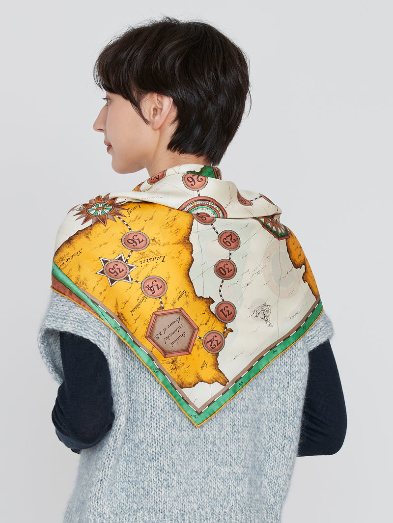 ＜シルクスカーフ88＞モノポリ