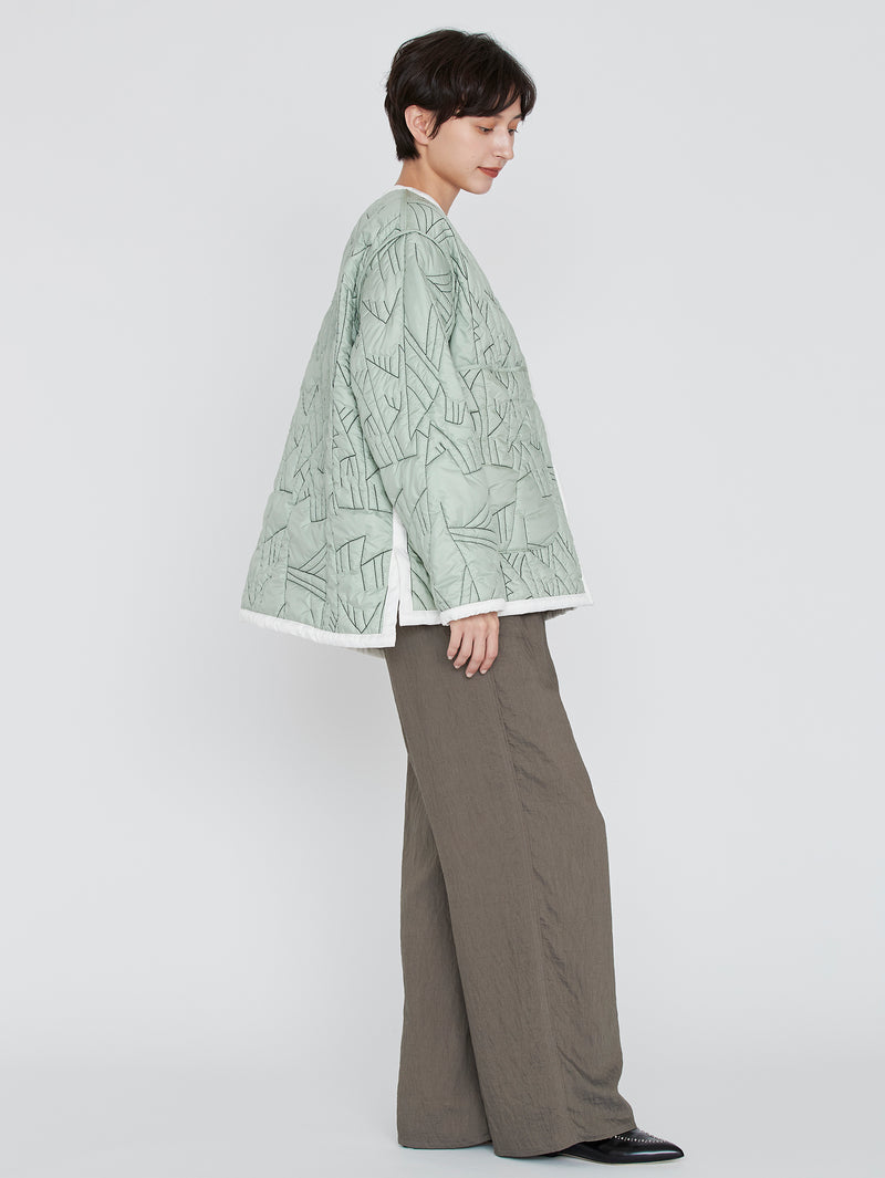 ＜キルティングミリタリージャケット＞リバーシブル　タパ