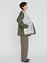 &lt;Military Jacket UNISEX&gt; Reversible Cross Stitch Bandana