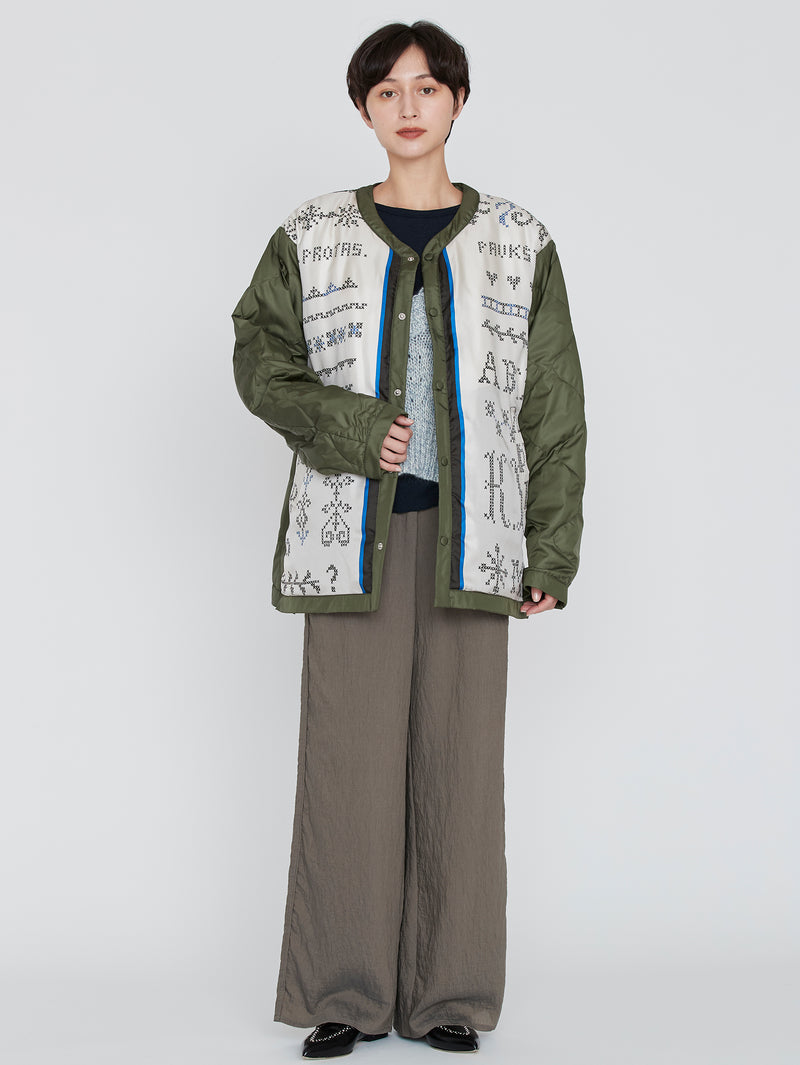 &lt;Military Jacket UNISEX&gt; Reversible Cross Stitch Bandana