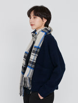 &lt;Silk Cashmere Double Scarf&gt; Kaleido Bandana