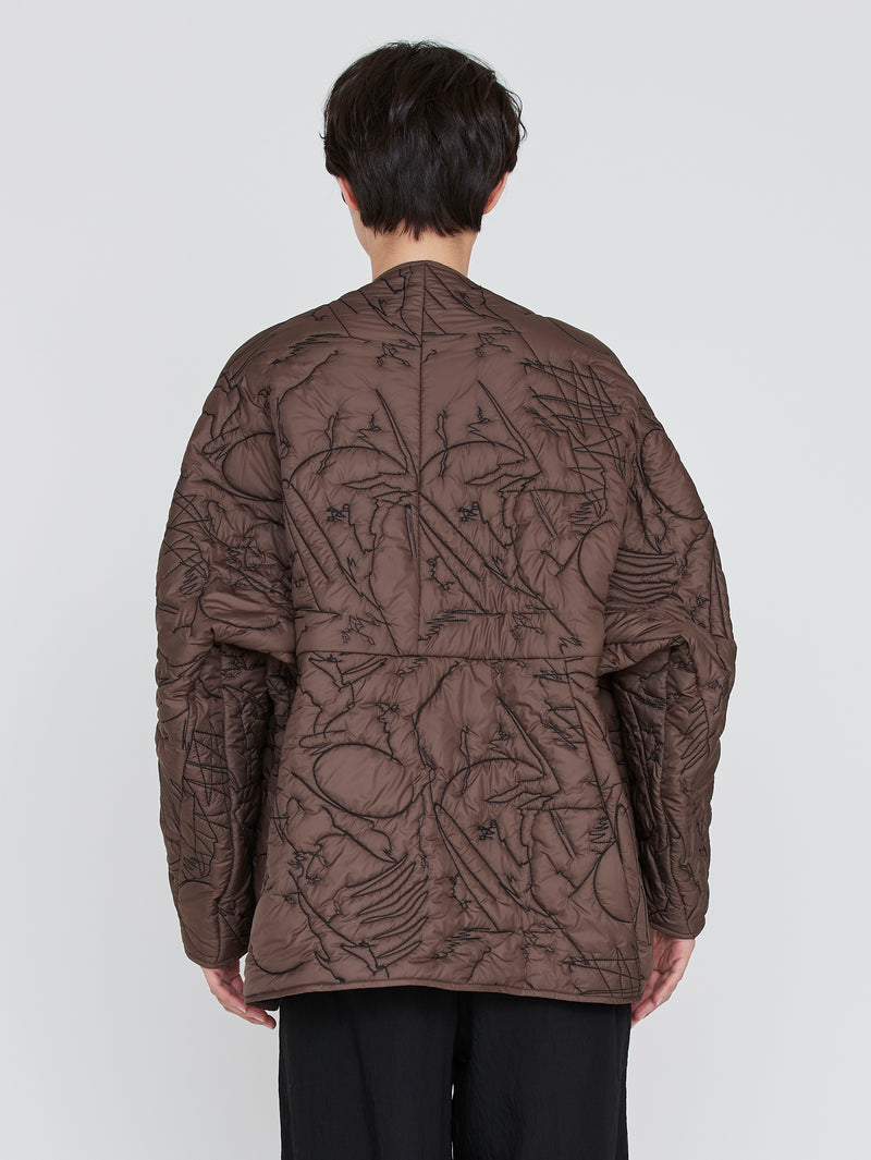 &lt;Quilted Variant Jacket&gt; Reversible Mountain