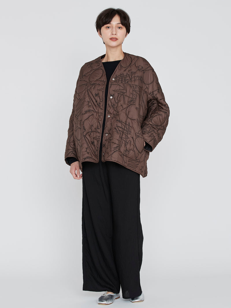 &lt;Quilted Variant Jacket&gt; Reversible Mountain