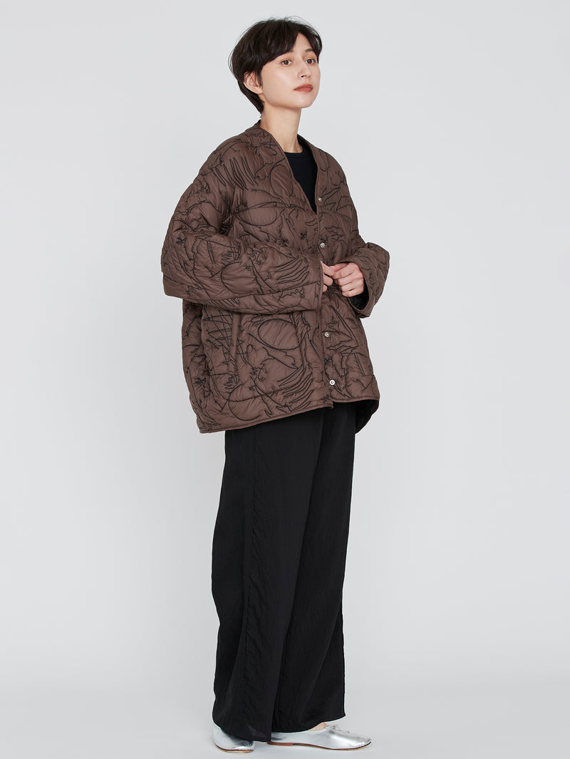 &lt;Quilted Variant Jacket&gt; Reversible Mountain