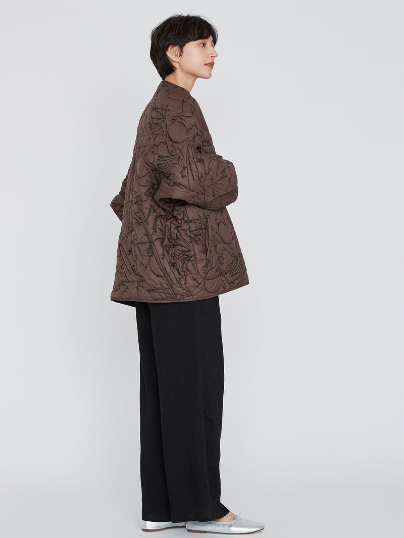 &lt;Quilted Variant Jacket&gt; Reversible Mountain