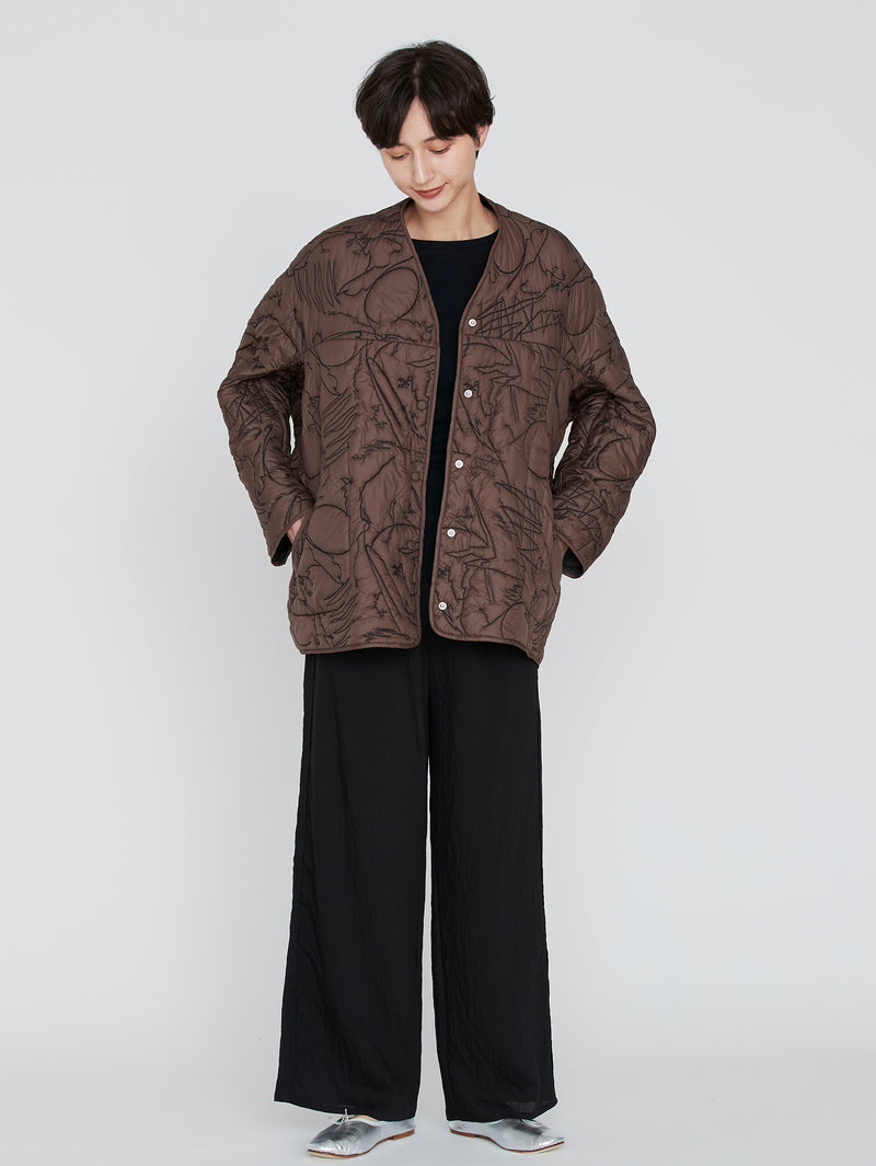 &lt;Quilted Variant Jacket&gt; Reversible Mountain