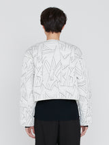 ＜キルティングショートジャケット＞リバーシブル　タパ