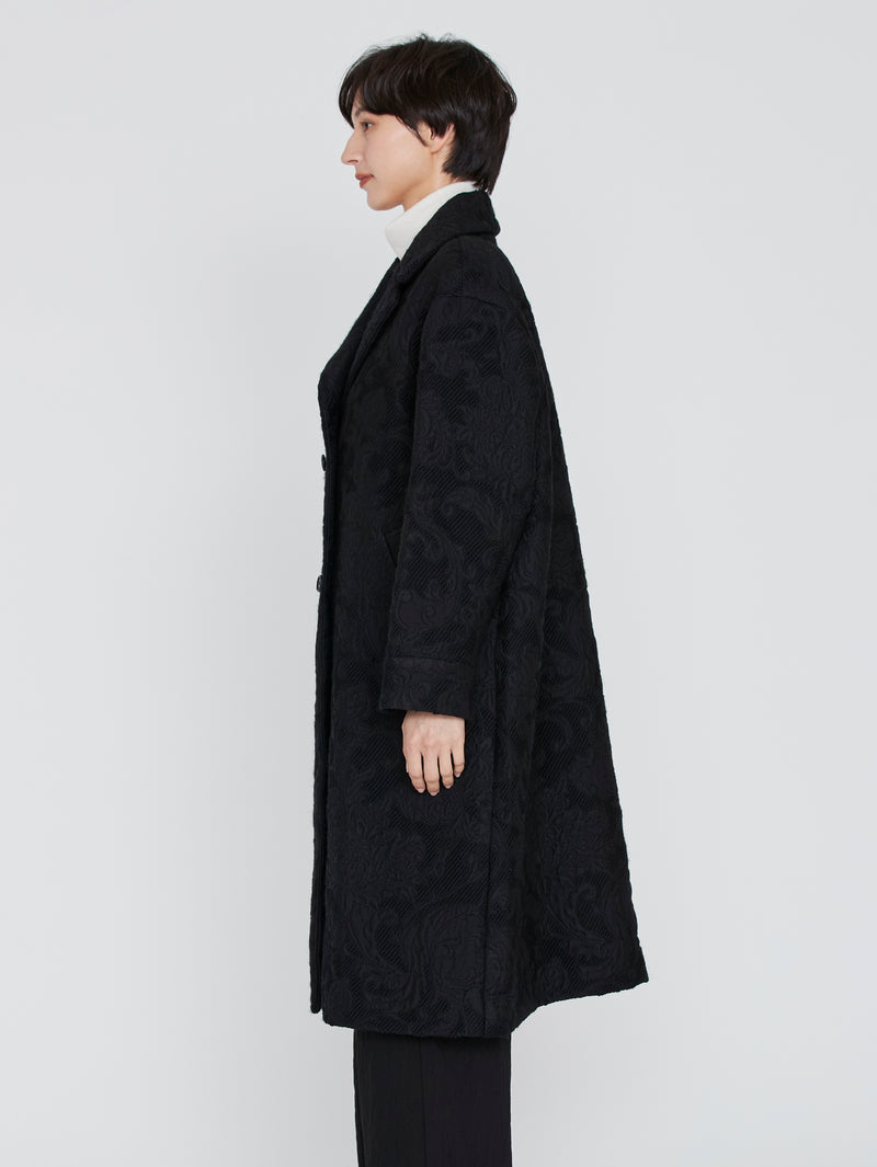 &lt;Jacquard W Coat&gt; Arabesque