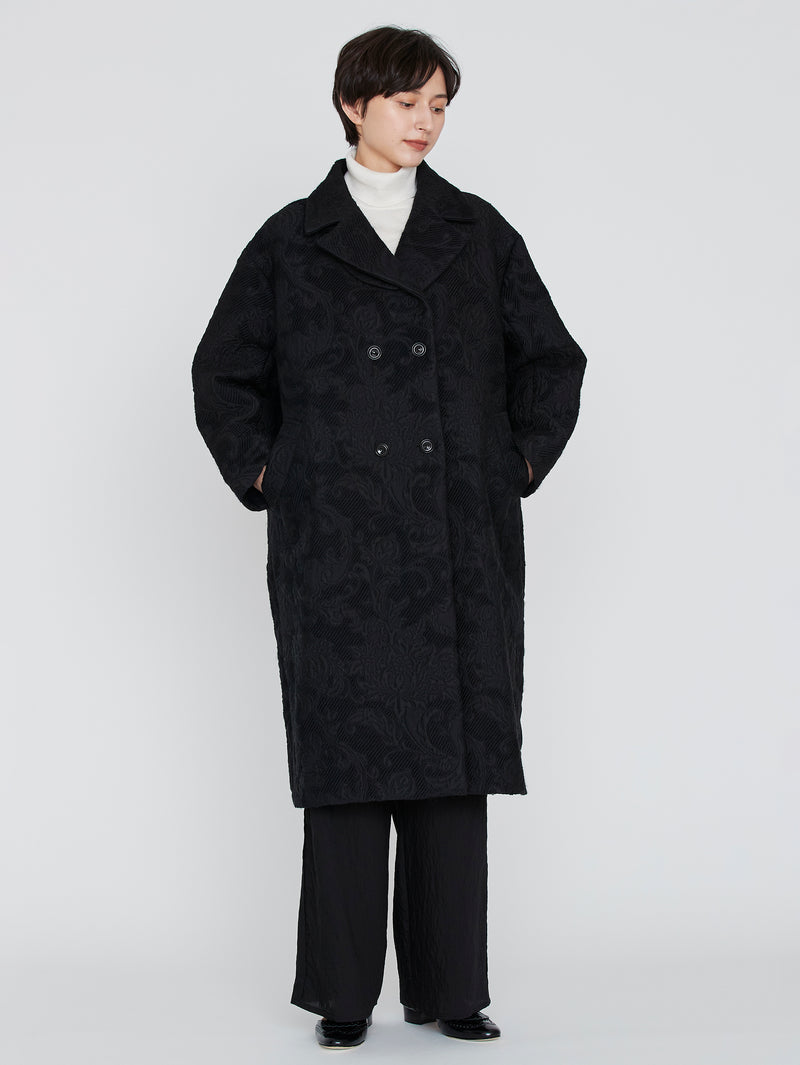 &lt;Jacquard W Coat&gt; Arabesque