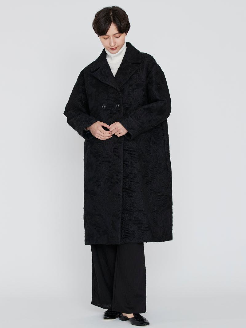 &lt;Jacquard W Coat&gt; Arabesque