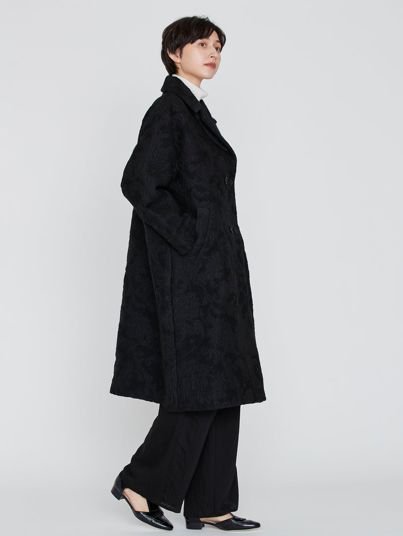 &lt;Jacquard W Coat&gt; Arabesque