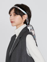 BOWTIE MINI 5 / VELVET & COLLAGE DAHLIA RONDO