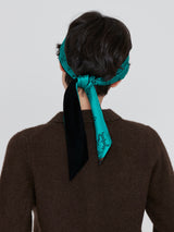 BOWTIE MINI 5 / VELVET & CROSS STITCH BANDANA