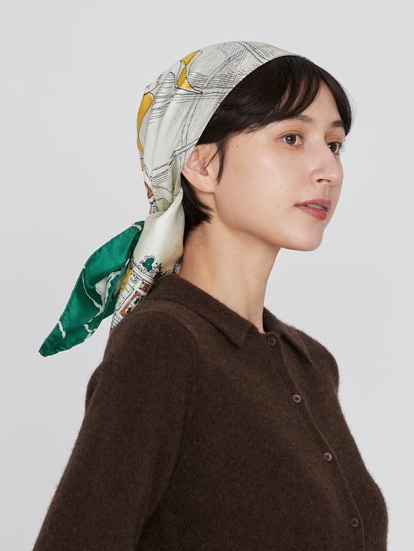 ＜シルクスカーフ88＞モンゴルフィエバルーン