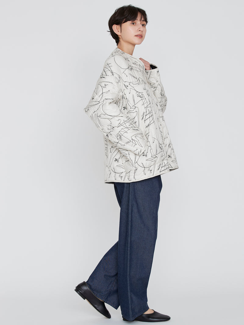 &lt;Quilted Variant Jacket&gt; Reversible Mountain