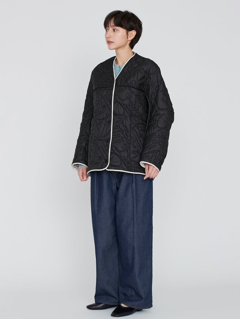 &lt;Quilted Variant Jacket&gt; Reversible Mountain