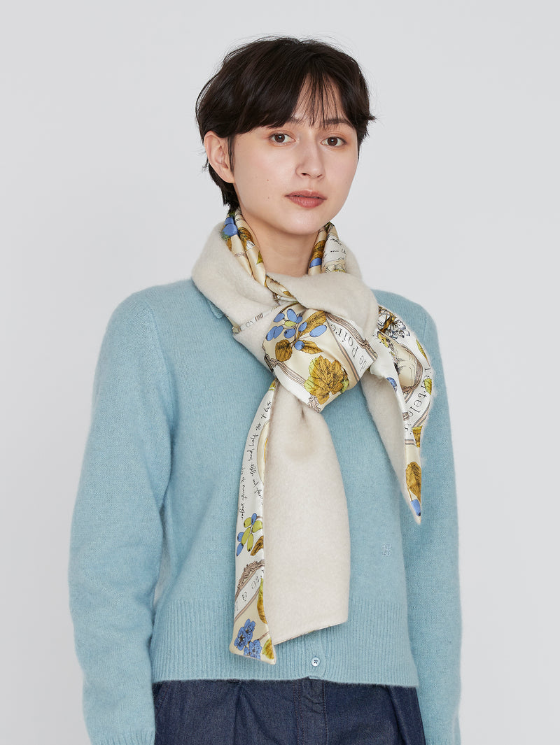 ＜シルクWマフラー＞アンティークレシピ