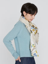 ＜シルクWマフラー＞アンティークレシピ