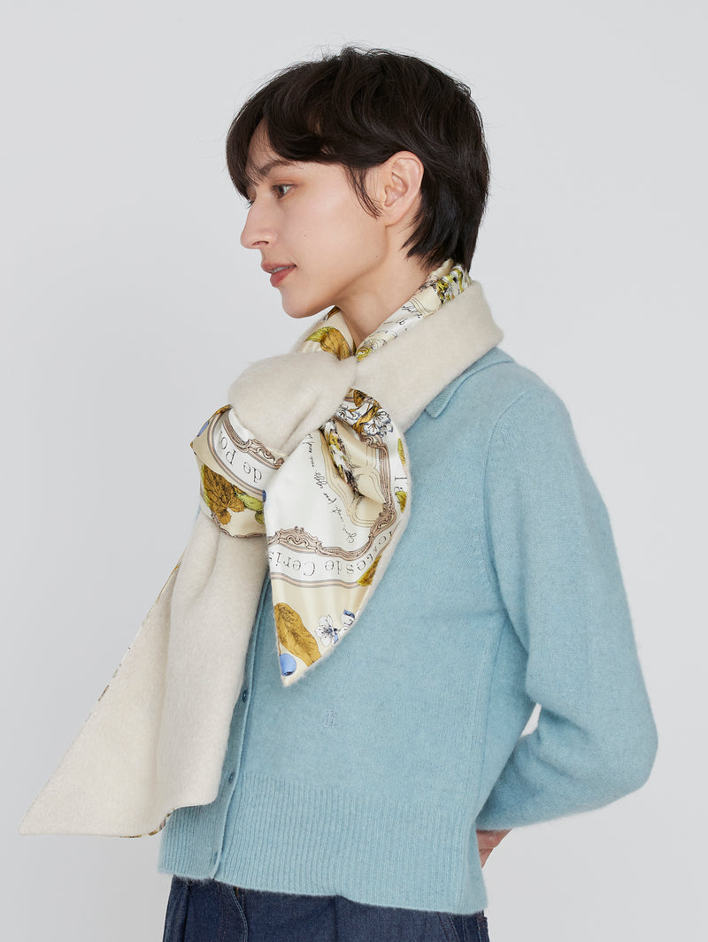 ＜シルクWマフラー＞アンティークレシピ