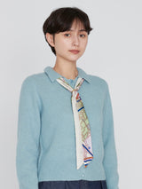 BOWTIE MINI 5 / VELVET & COLLAGE SOMEWHERE