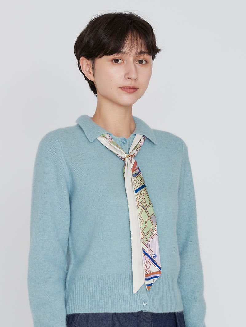 BOWTIE MINI 5 / VELVET & COLLAGE SOMEWHERE