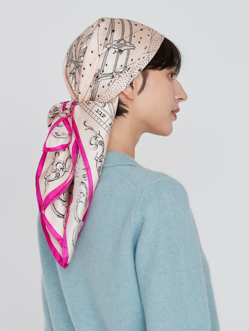 ＜シルクスカーフ88＞天界図