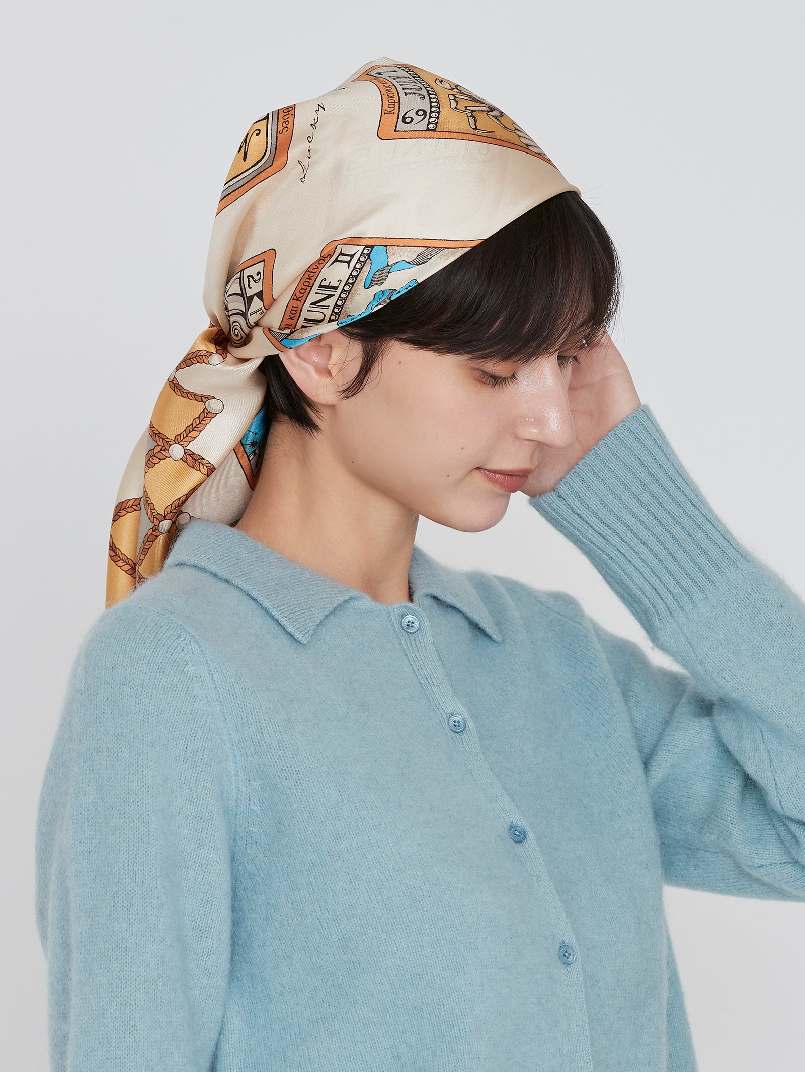 シルクスカーフ88＞タロット – manipuri