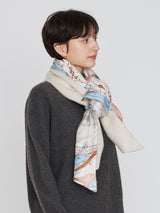 ＜シルクWマフラー＞モンゴルフィエバルーン