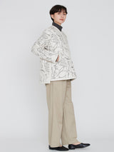 <Quilted Military Jacket> Reversible Mountain