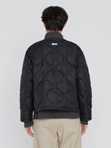 ＜クルーネックジャケット＞リバーシブル　レオパードベグ