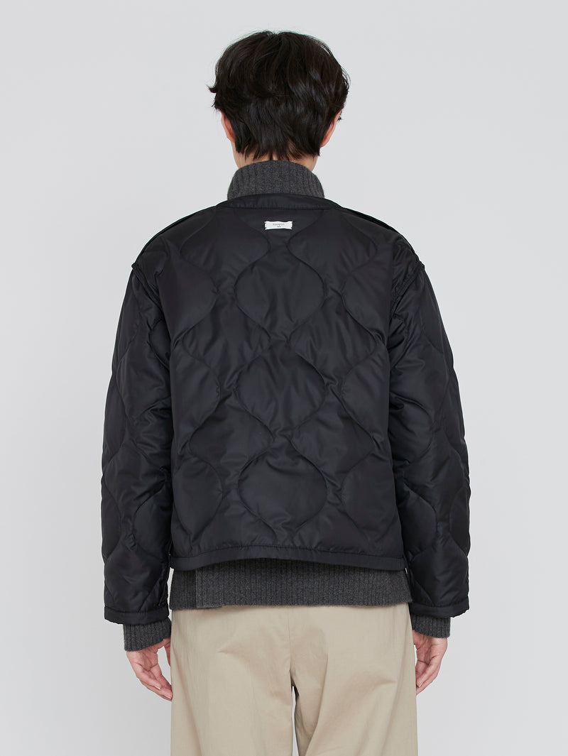 ＜クルーネックジャケット＞リバーシブル　レオパードベグ