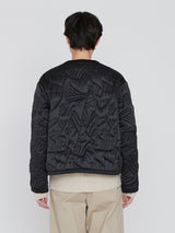 ＜キルティングクルーネックジャケット＞リバーシブル　タパ