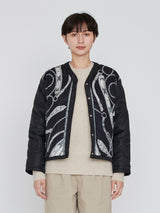 ＜クルーネックジャケット＞リバーシブル　ネイティブビット