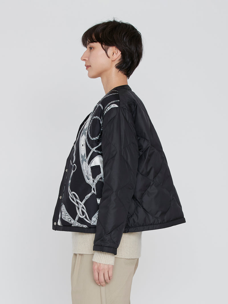 ＜クルーネックジャケット＞リバーシブル　ネイティブビット