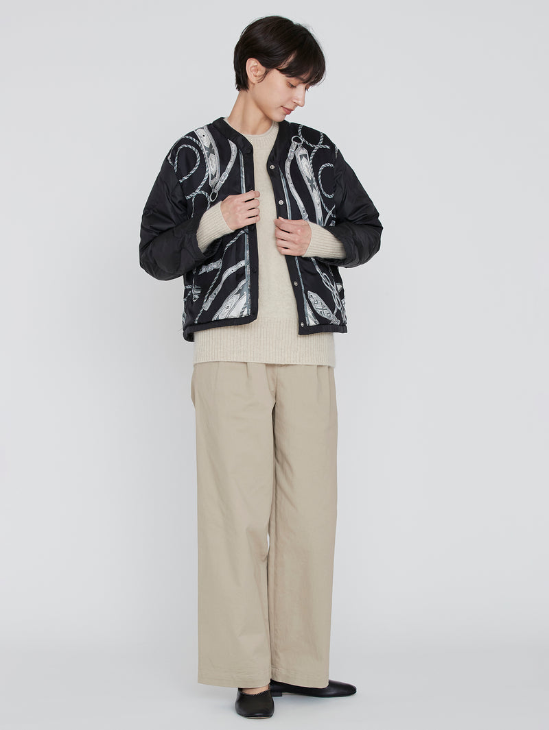 ＜クルーネックジャケット＞リバーシブル　ネイティブビット