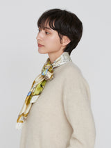 ＜シルクスカーフ88＞アンティークレシピ