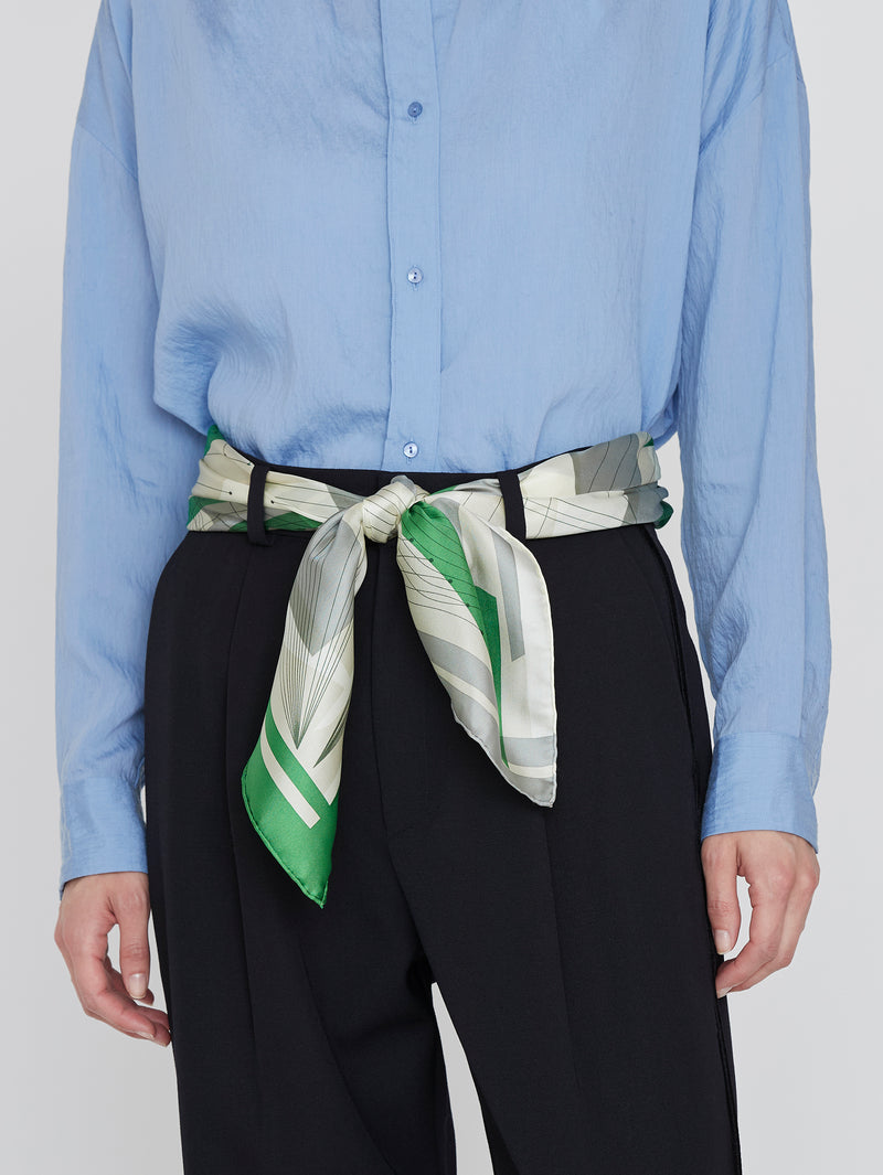 ＜シルクスカーフ88＞レイライト