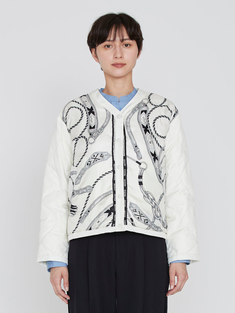 ＜クルーネックジャケット＞リバーシブル　ネイティブビット