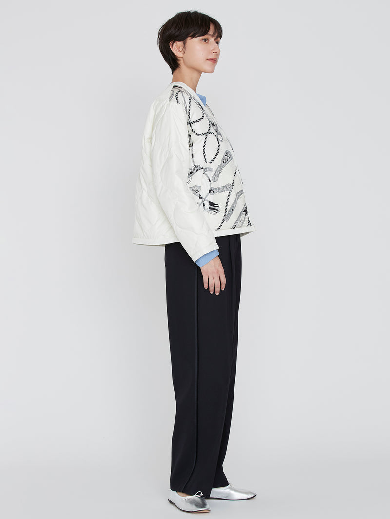 ＜クルーネックジャケット＞リバーシブル　ネイティブビット