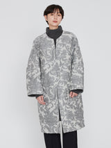 ＜ジャガードスナップダーツコート＞アラベスク