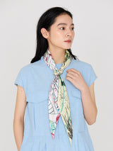 DIAMOND SCARF / TOROPICAL GARDEN