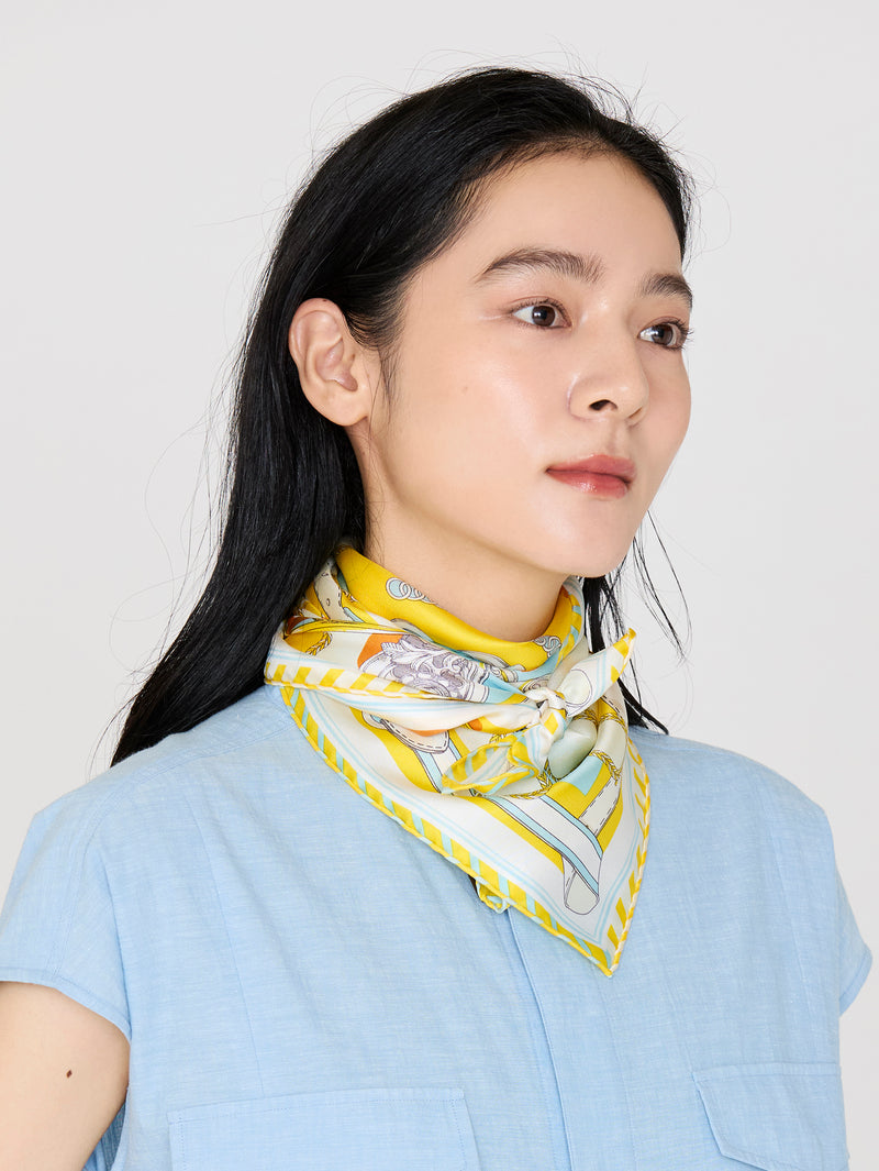 シルクスカーフ65＞ピルエット – manipuri