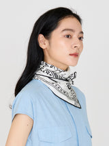 SILK SCARF 65 / MEADOW BANDANA